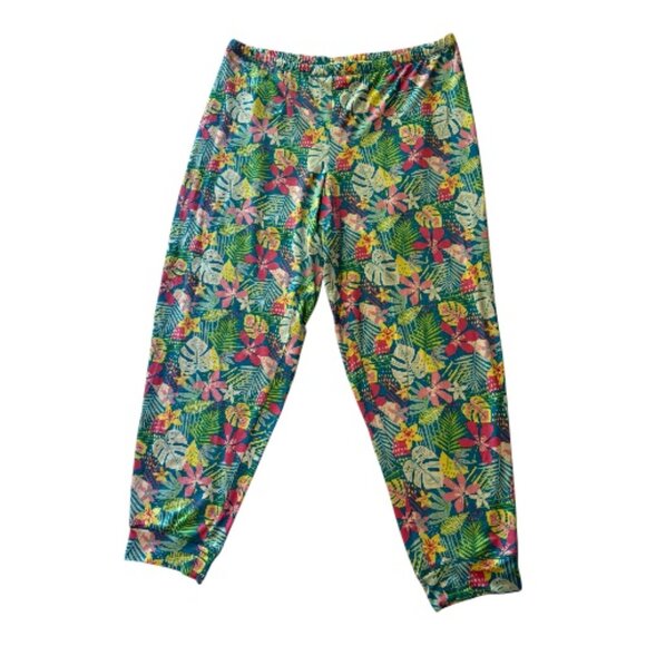 Secret Treasures Tropical Floral 2-Pc Pajama Set - Size L (12-14) (2414-15) - Picture 3 of 6